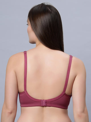 Full coverage non padded T-shirt  Skin and Onion Color Bra (Pack of 2)