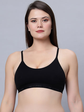 Full Coverage Non-Padded Sports bra (Pack of 2) Incare