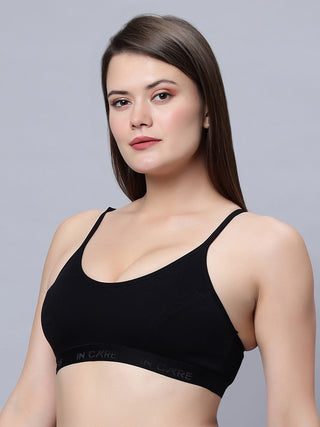 Full Coverage Non-Padded Sports bra (Pack of 2) Incare