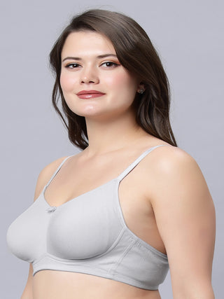 Full Coverage Non-Padded Bra multi color (Pack of 2)