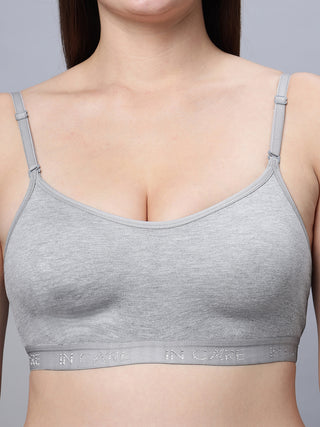 Sports-03 Non-Padded Full Coverage Sports bra (Pack of 1) Incare