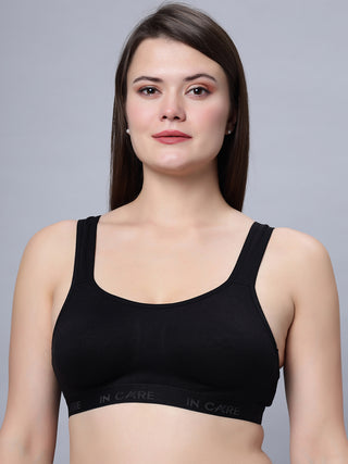 Sports-02 Non-Padded Full Coverage T-Shirt Bra (Pack of 1) Incare