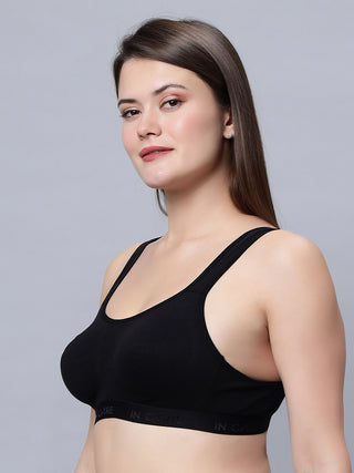 Sports-02 Non-Padded Full Coverage T-Shirt Bra (Pack of 1) Incare