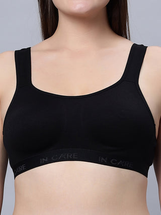 Sports-02 Non-Padded Full Coverage T-Shirt Bra (Pack of 1) Incare