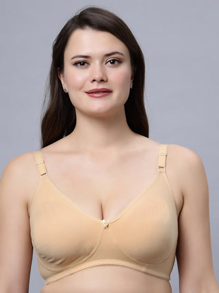 Slider Non-Padded Full Coverage T-Shirt Bra (Pack of 1) Incare