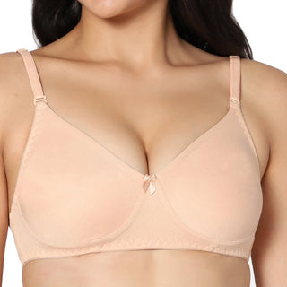 Ela Non-Padded Full Coverage T-Shirt Bra (Pack of 2) - Incare