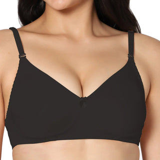 Ela Non-Padded Full Coverage T-Shirt Bra (Pack of 2) - Incare