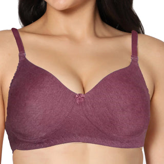 Ela Non-Padded Full Coverage T-Shirt Bra (Pack of 2) - Incare