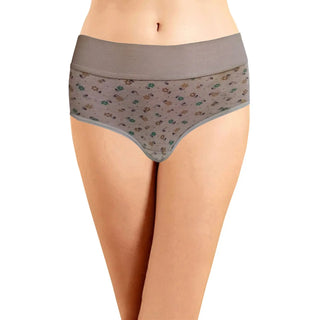 ICB-002  Broad Elastic  Printed  Belly Control Panties (Pack of 3) - Incare