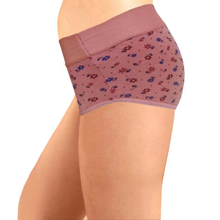 ICB-002  Broad Elastic  Printed  Belly Control Panties (Pack of 3) - Incare