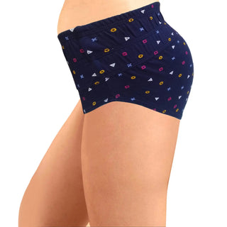 ICIB-003 With Broad Elastic Panties (Pack of 3) - Printed Assorted Colors (Pack of 3) - Incare