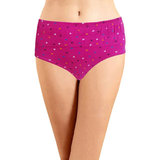 ICIB-003 With Broad Elastic Panties (Pack of 3) - Printed Assorted Colors (Pack of 3) - Incare