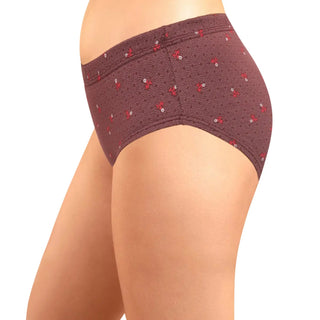 ICIN-028 Hipster Panties with Inner Elastic - (Pack of 3) - Incare