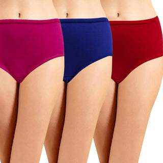 ICOE-025 Hipster Panties with Outer Elastic (Pack of 3) - Incare