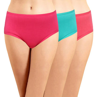 ICOE-027 Hipster Panties with Outer Elastic (Pack of 3) - Incare