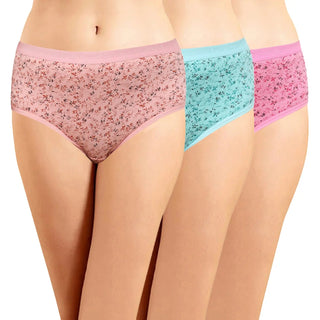 ICOE-031 Hipster Panties with Outer Elastic (Pack of 3) - Incare