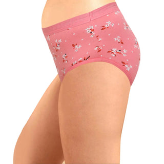 ICOE-034 Hipster Panties with Outer Elastic - (Pack of 3) - Incare