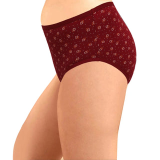 ICOE-035 Hipster Panties with Outer Elastic - (Pack of 3) - Incare