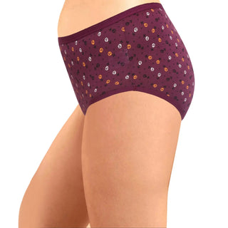 ICOE-036 Hipster Panties with Outer Elastic - (Pack of 3) - Incare