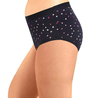 ICOE-037 Hipster Panties with Outer Elastic - (Pack of 3) - Incare