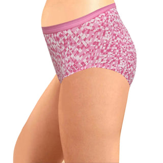 ICOE-040 Hipster Panties with Outer Elastic - (Pack of 3) - Incare