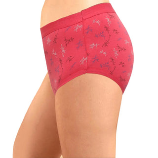 ICOE-073 Hipster Panties with Outer Elastic - (Pack of 3) - Incare