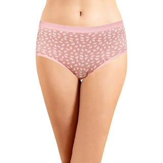 ICOE-074 Hipster Panties with Outer Elastic - (Pack of 3) - Incare