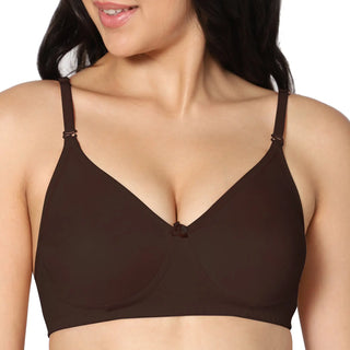 Navya Lightly Padded Full-Coverage T-Shirt bra (Pack of 1) - Incare