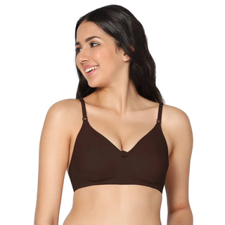 Navya Lightly Padded Full-Coverage T-Shirt bra (Pack of 2) - Incare