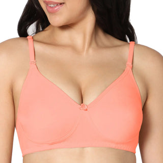 Navya Lightly Padded Full-Coverage T-Shirt bra (Pack of 2) - Incare