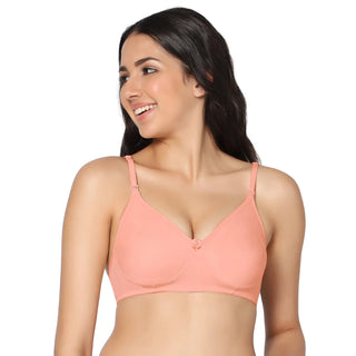 Navya Lightly Padded Full-Coverage T-Shirt bra (Pack of 2) - Incare