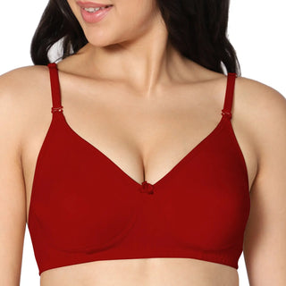 Navya Lightly Padded Full-Coverage T-Shirt bra (Pack of 2) - Incare