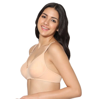 Navya Lightly Padded Full-Coverage T-Shirt bra (Pack of 2) - Incare