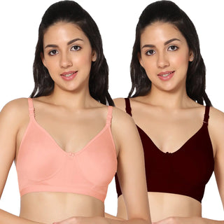 Full Coverage Non-Padded Bra (Pack of 2)