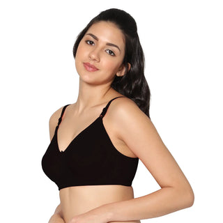 Slider Non-Padded Full Coverage T-Shirt Bra (Pack of 2) - Incare