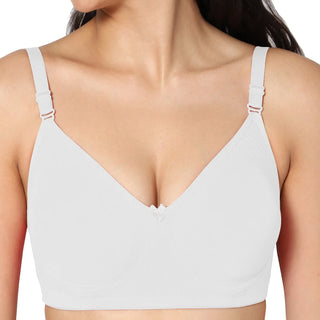 Slider Non-Padded Full Coverage T-Shirt Bra (Pack of 2) - Incare