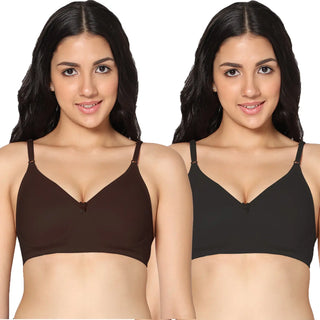 Soha Non-Padded Full Coverage T-Shirt Bra (Pack of 2) - Incare