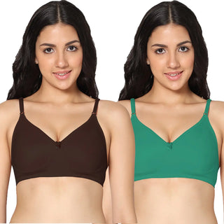 Soha Non-Padded Full Coverage T-Shirt Bra (Pack of 2) - Incare