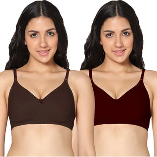 Soha Non-Padded Full Coverage T-Shirt Bra (Pack of 2) - Incare