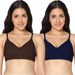 Soha Non-Padded Full Coverage T-Shirt Bra (Pack of 2) - Incare