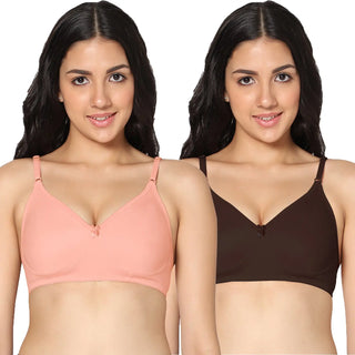 Soha Non-Padded Full Coverage T-Shirt Bra (Pack of 2) - Incare