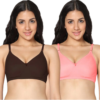 Soha Non-Padded Full Coverage T-Shirt Bra (Pack of 2) - Incare