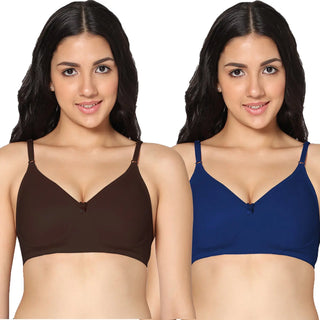 Soha Non-Padded Full Coverage T-Shirt Bra (Pack of 2) - Incare