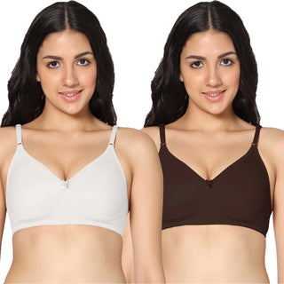 Soha Non-Padded Full Coverage T-Shirt Bra (Pack of 2) - Incare