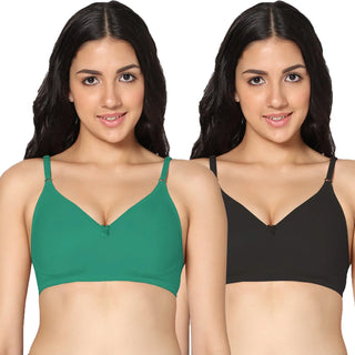 Soha Non-Padded Full Coverage T-Shirt Bra (Pack of 2) - Incare