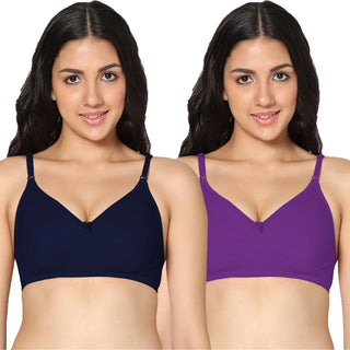 Soha Non-Padded Full Coverage T-Shirt Bra (Pack of 2) - Incare