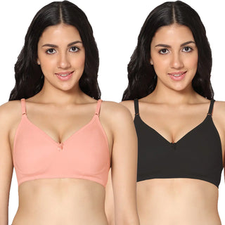 Soha Non-Padded Full Coverage T-Shirt Bra (Pack of 2) - Incare