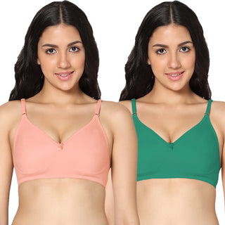 Soha Non-Padded Full Coverage T-Shirt Bra (Pack of 2) - Incare