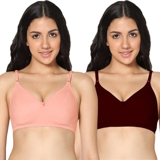 Soha Non-Padded Full Coverage T-Shirt Bra (Pack of 2) - Incare