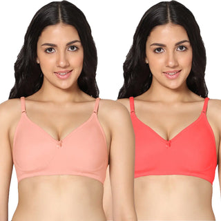 Soha Non-Padded Full Coverage T-Shirt Bra (Pack of 2) - Incare